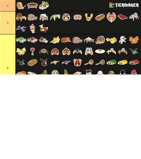 Bugsnax (DLC Snax Included) Tier List (Community Rankings) - TierMaker