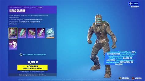 Isaac Clarke Dead Space Llega A Fortnite Con Un Atuendo Completo Y