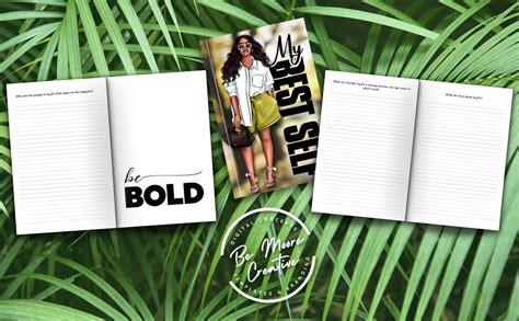 Best Life Prompted Journal Canva Templates Bemoore Creative