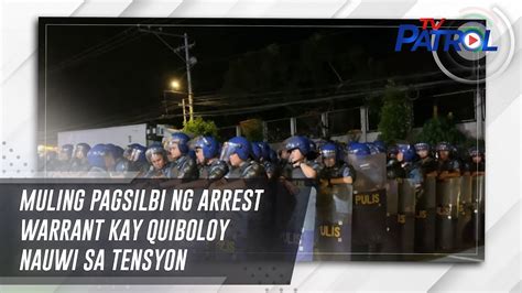 Muling Pagsilbi Ng Arrest Warrant Kay Quiboloy Nauwi Sa Tensyon Tv