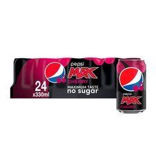 Pepsi Max Cherry Cans 24 X 330Ml – VELKS LTD