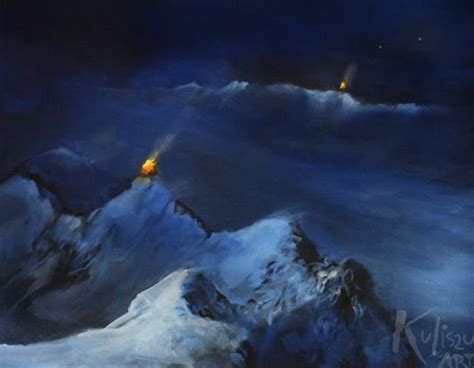 The Beacons Of Gondor Print Original Lotr Art Oil Etsy