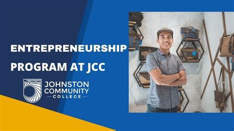 Entrepreneurship Certificate At Johnston Community College Youtube