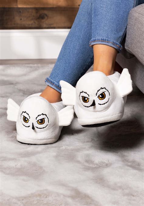 Harry Potter Hedwig Slippers for Adults | Harry Potter Gifts - 63% off!