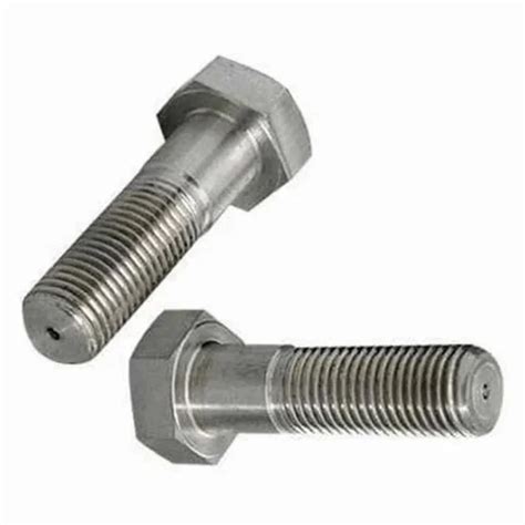 Stainless Steel Polished S32750 Super Duplex Nut Bolt Diameter 1 Mm