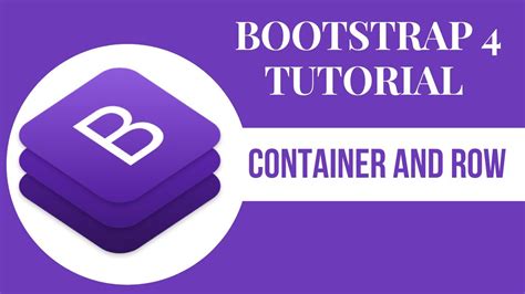 Bootstrap CSS Container And Row Class Tutorial Bootstrap Container