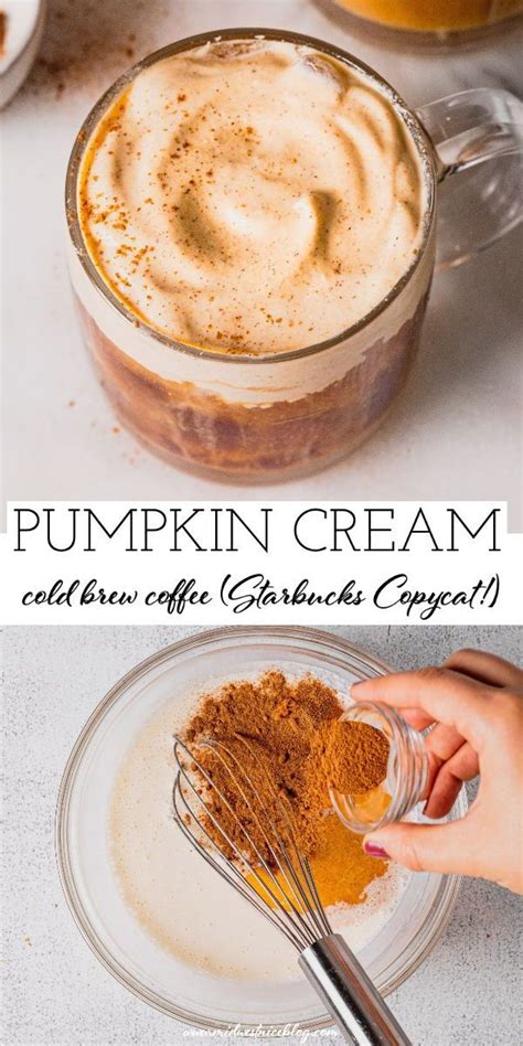 Pumpkin Cream Cold Foam Cold Brew Recipe Artofit