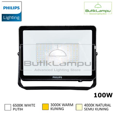 Jual Lampu Sorot Outdoor Led Philips Bvp Watt Flood Light