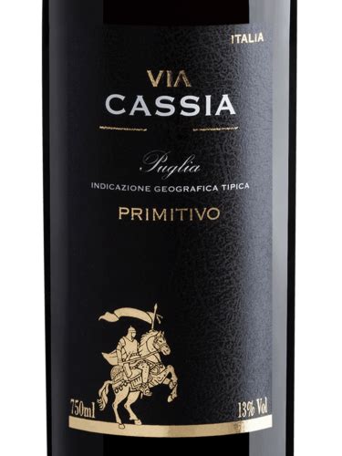 2016 Via Cassia Primitivo Vivino US