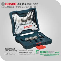 Jual Bosch Pcs X Line Drill Screwdriver Bit Set Mata Bor Obeng