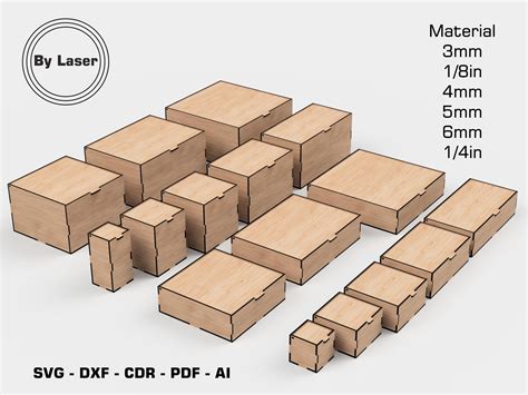 Laser Cut Box With Flip Up Lid Storage Box Different Etsy Canada