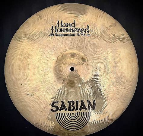 Sabian 18 Hand Hammered HH Suspended Crash Cymbal Reverb