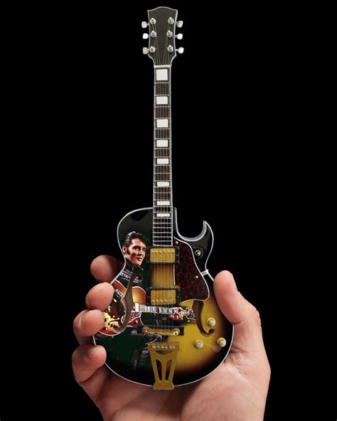 Officially Licensed Elvis Presley '68 Special Hollow Body Mini Guitar ...