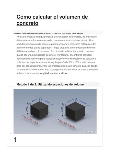 Docx Cómo Calcular El Volumen De Concretodocx Dokumentips