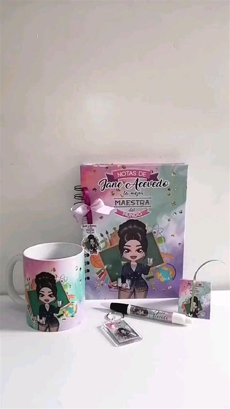 PALPITO SUBLIME Regalo Maestra Agenda Mug Lapicero Llavero Y