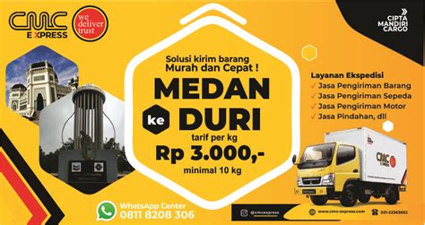 Ekspedisi Medan Ke Duri Murah Tarif Per Kg Min Kg