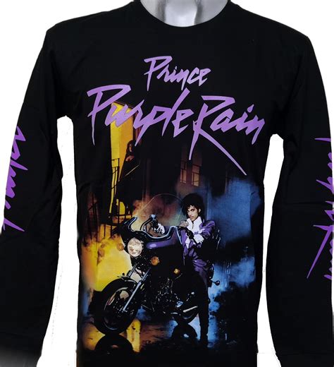 Prince Long Sleeved T Shirt Purple Rain Size L Roxxbkk