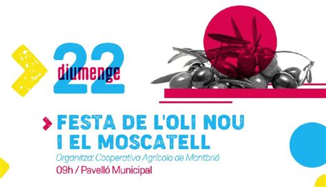 Fiesta del Aceite Nuevo y el Moscatel de Montbrió del Camp