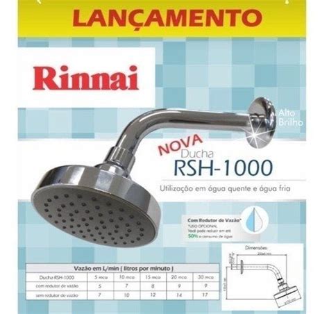 Ducha Rinnai Rsh Para Gua Quente E Fria Original Madeiramadeira