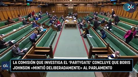 La comisión que investiga el Partygate concluye que Boris Johnson