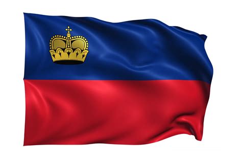 Liechtenstein Waving Flag Realistic Transparent Background 15309502 PNG