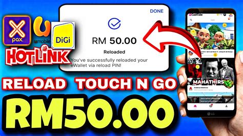 Topup Free Aplikasi Terbaru Topup Percuma Rm Touch N Go Youtube