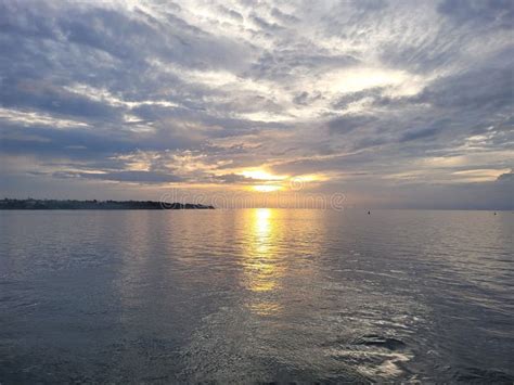 Sunset in Bohol and Cebu, Philippines Stock Image - Image of clouds ...