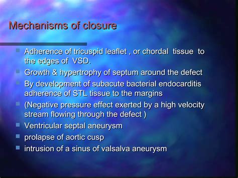 Ventricular Septal Defect Ppt