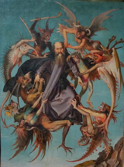 The Temptation Of Saint Anthony Painting By Flemish Painter After