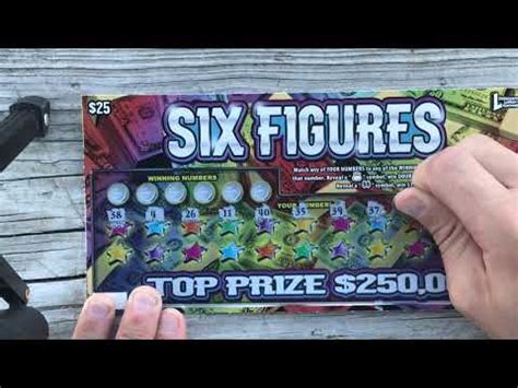 Six Figures Delaware Lottery Scratch Off Youtube