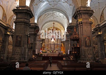 Peru. Cusco city. Interior of The Cathedral Stock Photo - Alamy