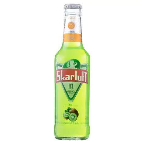 Bebida Mista Alco Lica Gaseificada Kiwi Skarloff Ice Garrafa Ml