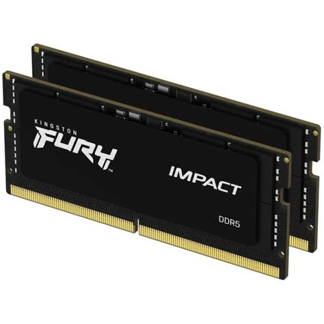 Mémoire RAM Kingston FURY Impact SO DIMM DDR5 4800 MHz 32 Go 2 x 16 Go