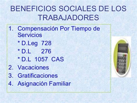 Beneficios Sociales De Los Trabajadores 1