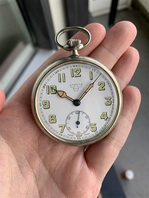 military issued swedish military pocket  rwatches
