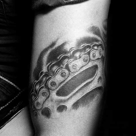 Motorcycle Chain Tattoo