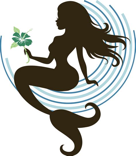 Download Color Mermaid Silhouette Clipart (#3177880) - PinClipart