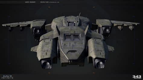 ArtStation - Halo Infinite UNSC Pelican, Andrew Bradbury | Halo, Star ...