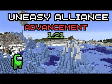 Minecraft Uneasy Alliance Advancement Tutorial Youtube