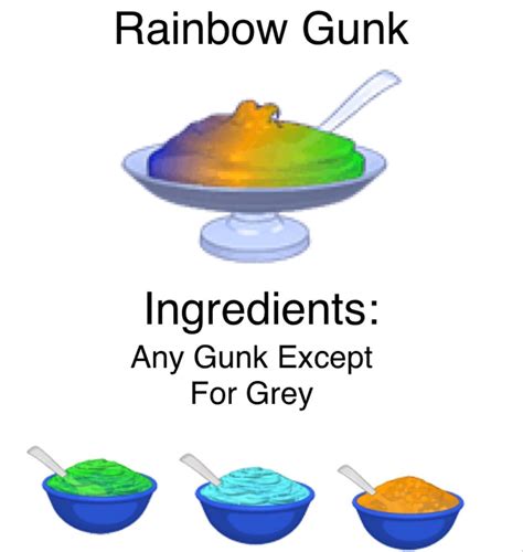 Webkinz Super Chef Stove Recipe Rainbow Gunk Webkinz Secret Recipe Recipes