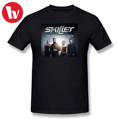 Skillet T Shirt The Unleashed Tour 2017 T Shirt Men 3d Print 100