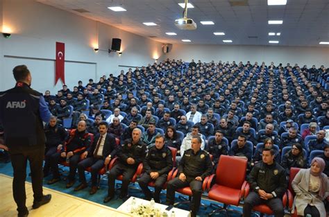 Sivil Savunma Eğitimi Trabzon Şehit Meriç Alemdar Polis Meslek Eğitim