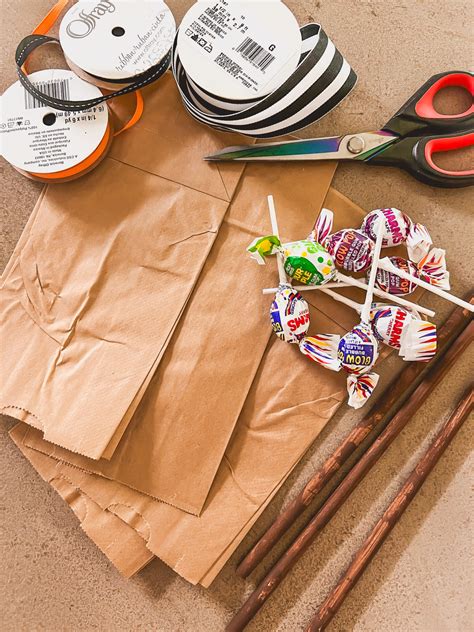 How To Make Easy Witch Broom Treat Bags