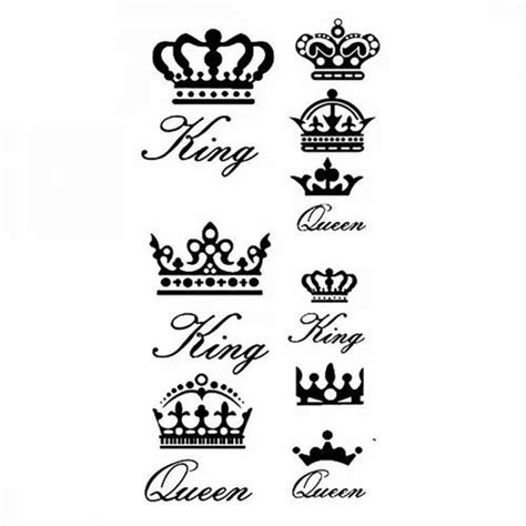 King Crown Symbol Tattoo