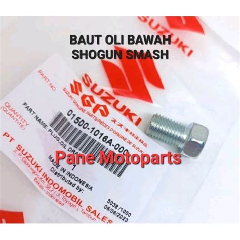 Jual BAUT OLI BAWAH TAP OLI SMASH 110 SHOGUN 125 R FD RR FL NR AXELO