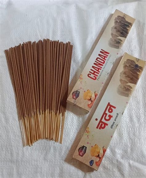 Bamboo Brown Poonam 20g Chandan Pure Incense Sticks For Aromatic At Rs