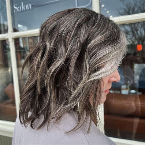 30 Flawless Examples Of Gray Blending For Dark Hair In 2025