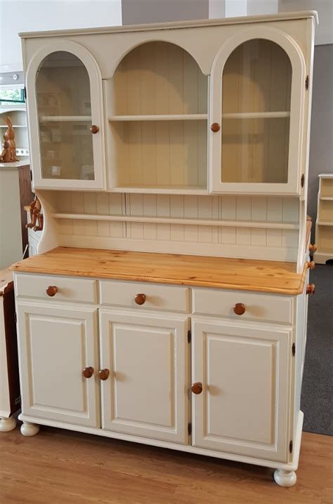 Ducal Pine Kitchen Welsh Dresser With Bun Feet Willow Furnishing