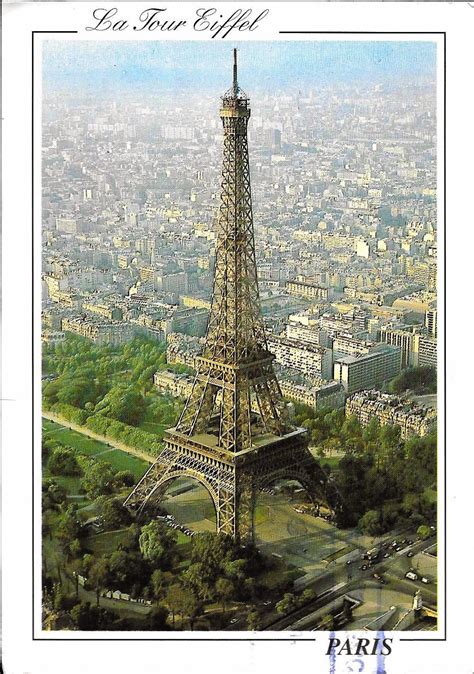 Mi Colección de Tarjetas Postales: La Torre Eiffel - Francia