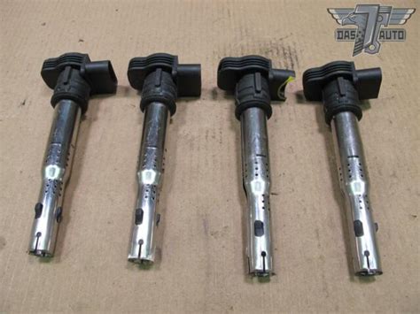 08 09 Vw Golf Gti Mk5 20 Turbo Cbfa Engine Motor Ignition Coil Set Of